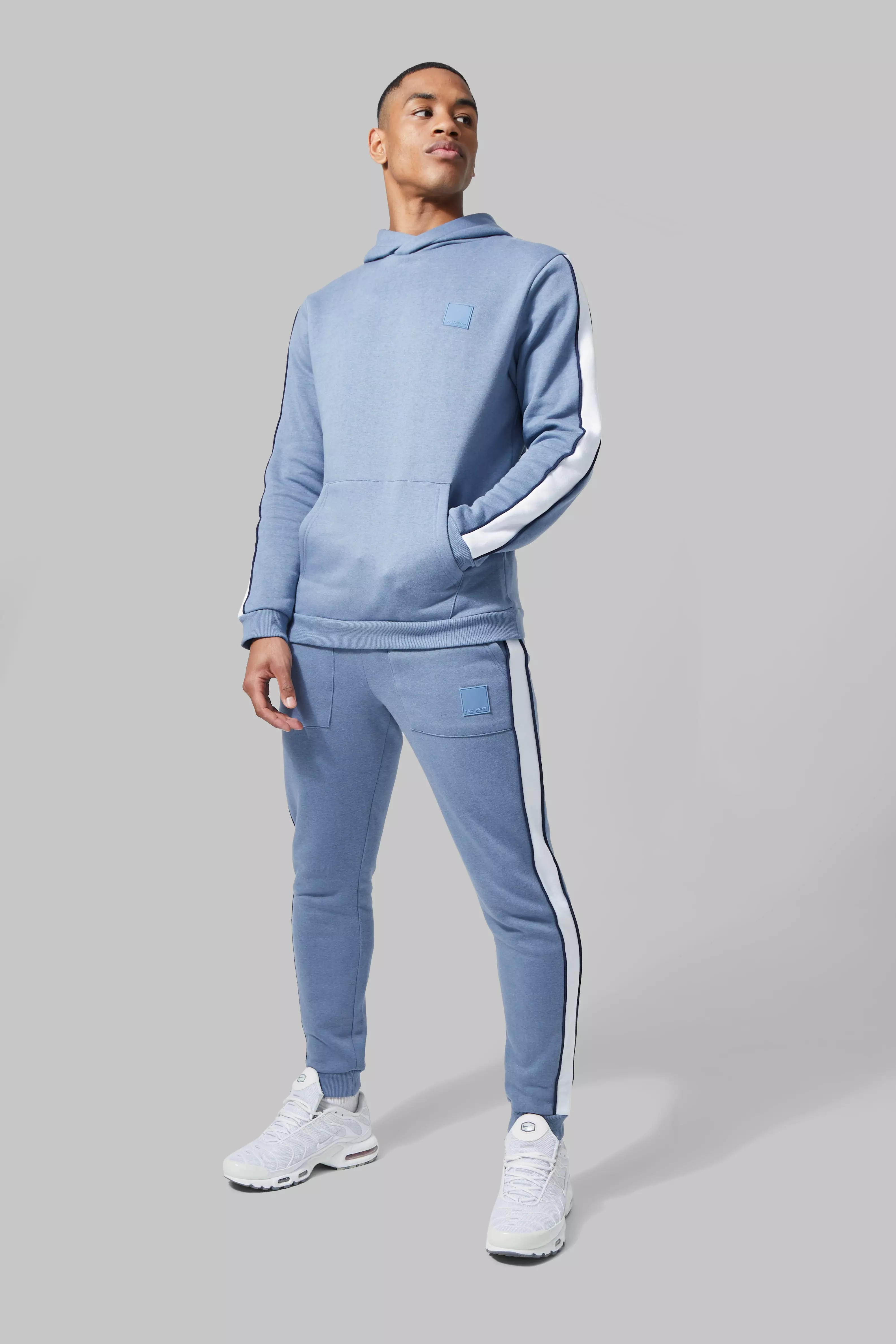 Light blue adidas tracksuit 2024 mens